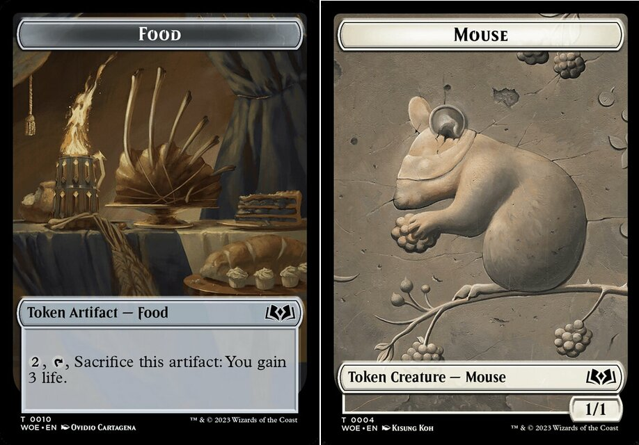 Food Token (0010) // Mouse Token - Foil